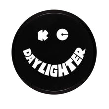 Load image into Gallery viewer, KC HiLiTES 6in. Round Hard Cover for Daylighter/SlimLite/Pro-Sport (Single) - Black w/White Smile - Black Ops Auto Works