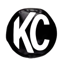 Load image into Gallery viewer, KC HiLiTES 6in. Round Soft Cover (Pair) - Black w/White KC Logo - Black Ops Auto Works