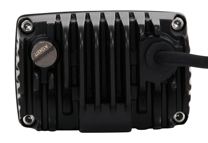 KC HiLiTES C-Series 2in. C2 LED Light 20w Area Flood Beam (Single) - Black - Black Ops Auto Works