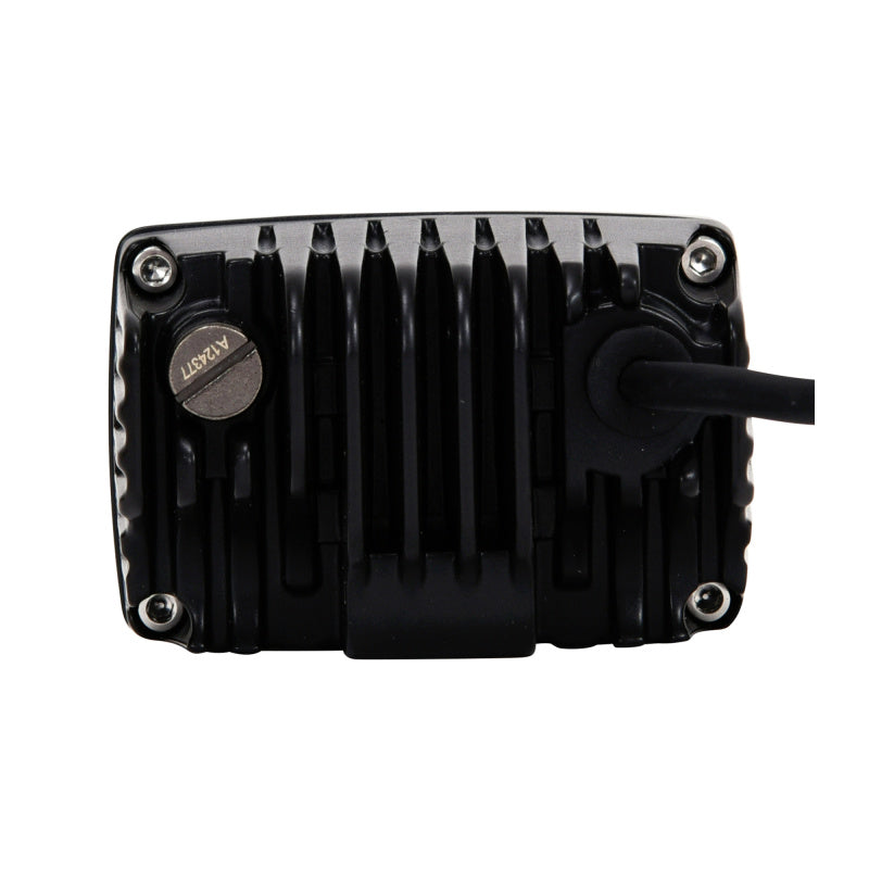 KC HiLiTES C-Series C2 LED 2in. Backup Area Flood Light 20w (Pair Pack System) - Black - Black Ops Auto Works