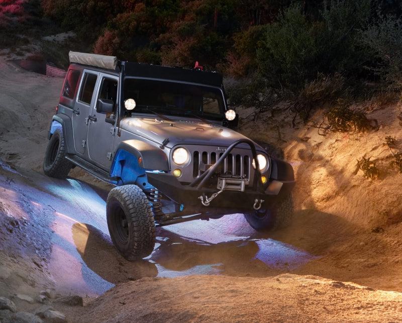 KC HiLiTES C-Series RGB LED Rock Light Kit (Incl. Wiring) - Set of 6 - Black Ops Auto Works