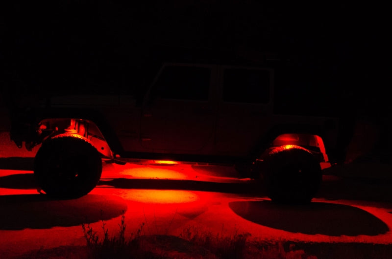 KC HiLiTES C-Series RGB LED Rock Light Kit (Incl. Wiring) - Set of 6 - Black Ops Auto Works
