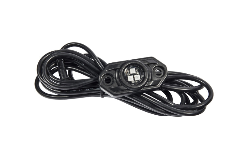 KC HiLiTES C-Series RGB LED Rock Light Kit (Incl. Wiring) - Set of 6 - Black Ops Auto Works