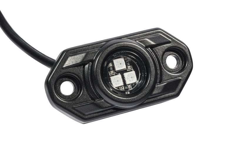 KC HiLiTES C-Series RGB LED Rock Light Kit (Incl. Wiring) - Set of 6 - Black Ops Auto Works