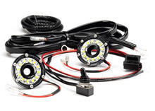 Load image into Gallery viewer, KC HiLiTES Cyclone 2in. LED Universal Under Hood Lighting Kit (Incl. 2 Cyclone Lights/Switch/Wiring) - Black Ops Auto Works