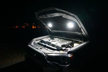 Load image into Gallery viewer, KC HiLiTES Cyclone 2in. LED Universal Under Hood Lighting Kit (Incl. 2 Cyclone Lights/Switch/Wiring) - Black Ops Auto Works