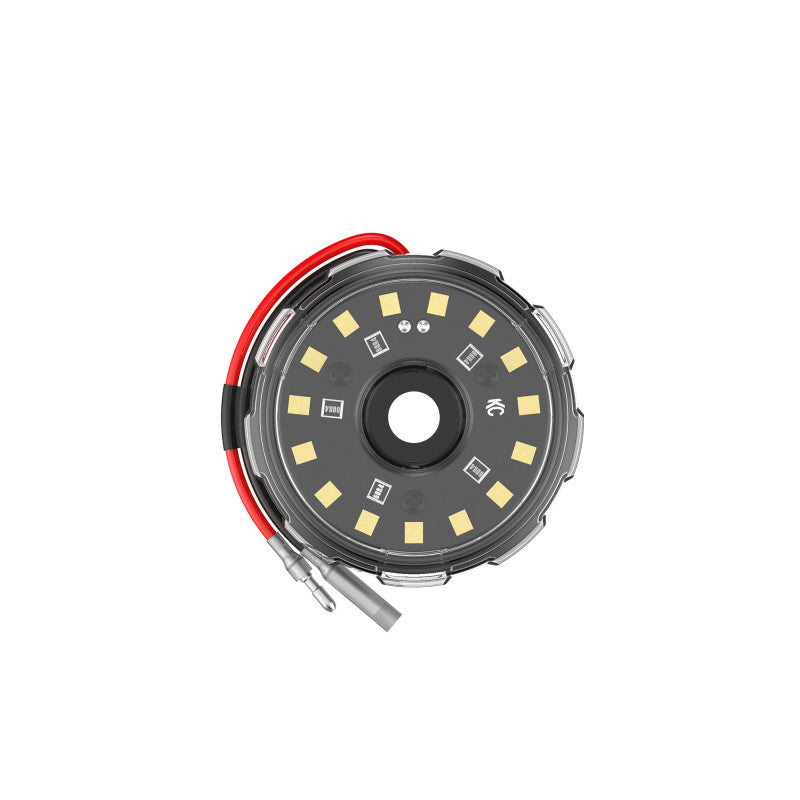 KC HiLiTES Cyclone V2 2.2in. LED Accessory Light 5w Flood Beam (Single) - Clear Lens - Black Ops Auto Works