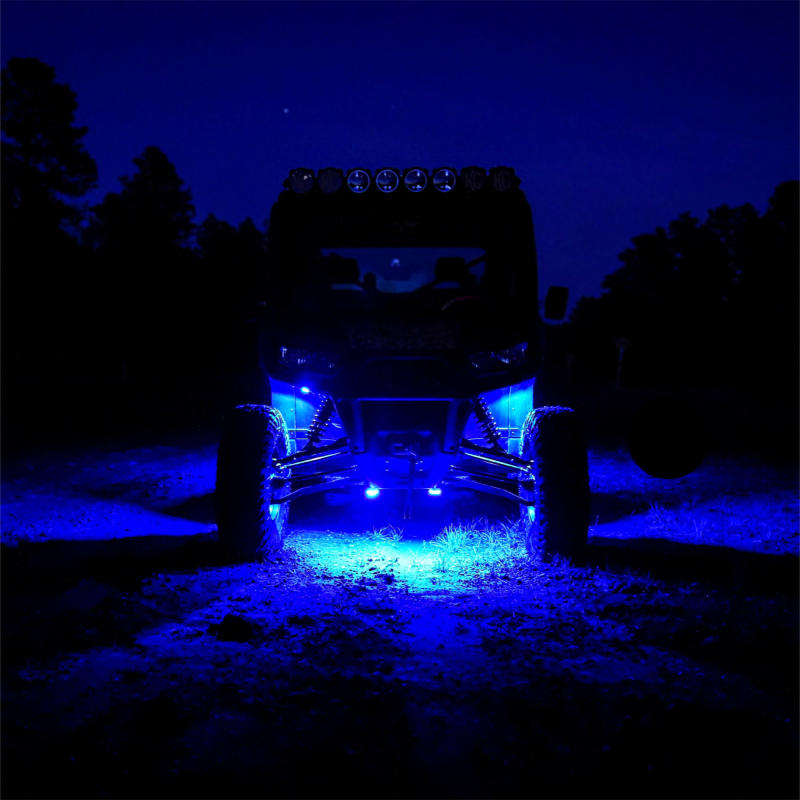 KC HiLiTES Cyclone V2 LED - Replacement Lens - Blue - Single - Black Ops Auto Works