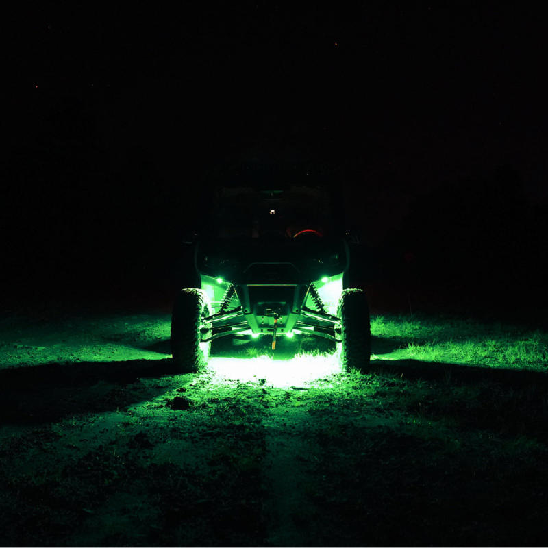 KC HiLiTES Cyclone V2 LED - Replacement Lens - Green - Single - Black Ops Auto Works