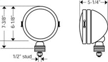 Load image into Gallery viewer, KC HiLiTES Daylighter 6in. Halogen Light 100w Spot Beam (Single) - Black SS - Black Ops Auto Works