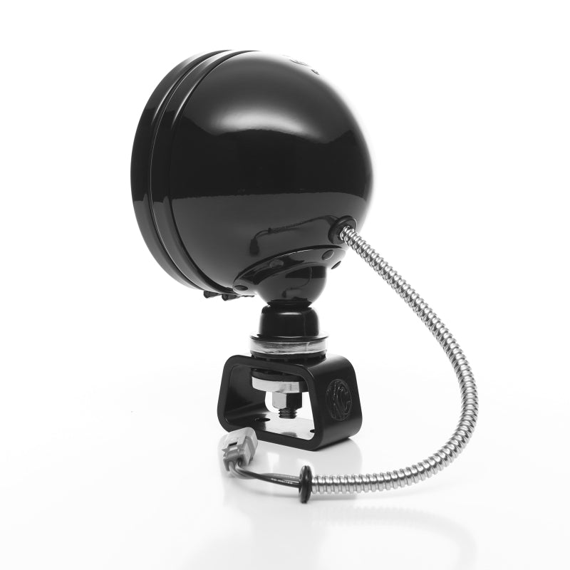 KC HiLiTES Daylighter 6in. Halogen Light 100w Spread Beam (Pair Pack System) - Black SS - Black Ops Auto Works