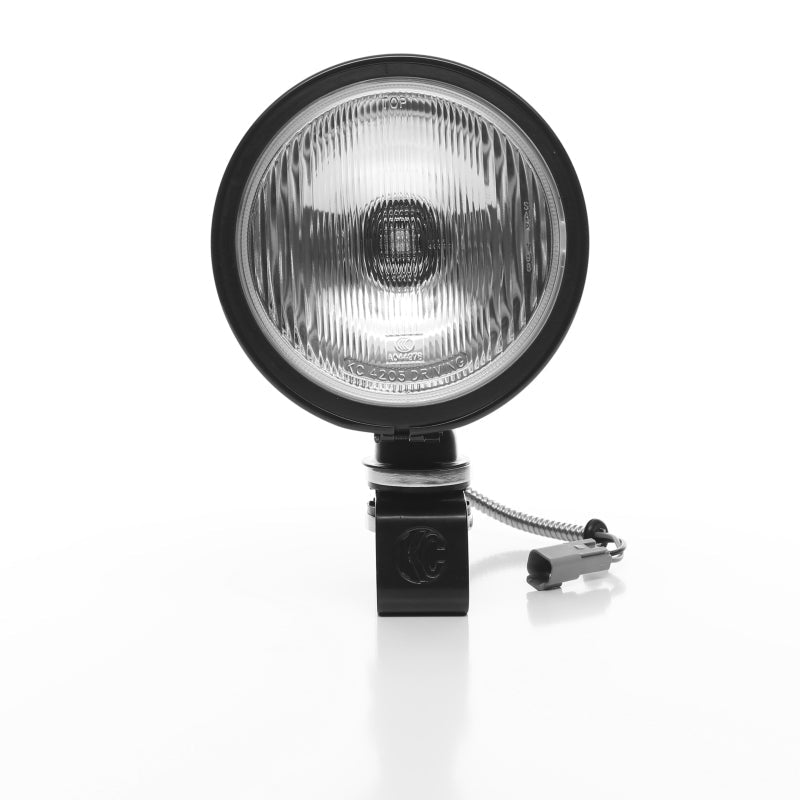 KC HiLiTES Daylighter 6in. Halogen Light 100w Spread Beam (Single) - Black SS - Black Ops Auto Works