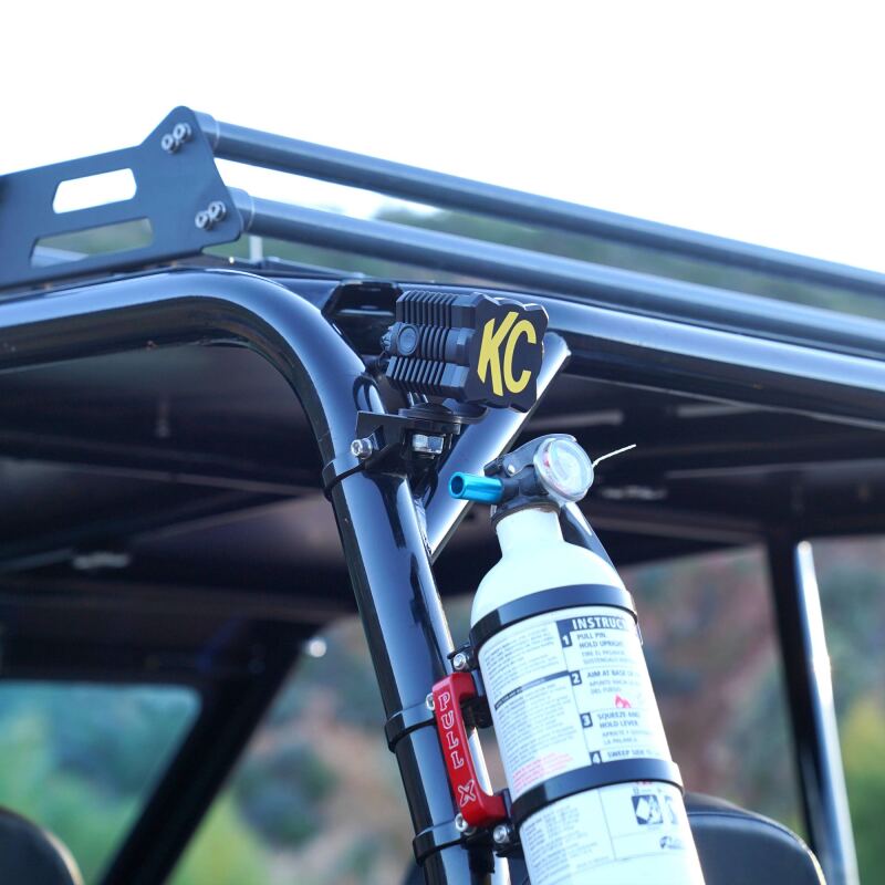 KC HiLiTES FLEX ERA 1 Single Light Cover ONLY (Black/Yellow KC Logo) KC HiLiTES KCL5328