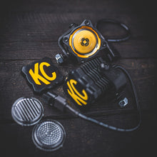 Load image into Gallery viewer, KC HiLiTES FLEX ERA 1 Single Light Cover ONLY (Black/Yellow KC Logo) KC HiLiTES KCL5328