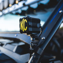 Load image into Gallery viewer, KC HiLiTES FLEX ERA 1 Single Light Cover ONLY (Black/Yellow KC Logo) KC HiLiTES KCL5328