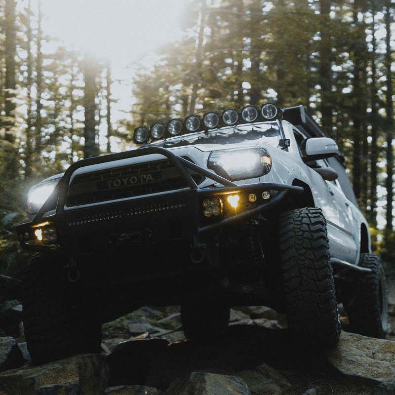 KC HiLiTES FLEX ERA 3 Dual Mode SAE Fog Lights - 2-Light Master Kit for Toyota Aftermarket Bumper - Black Ops Auto Works