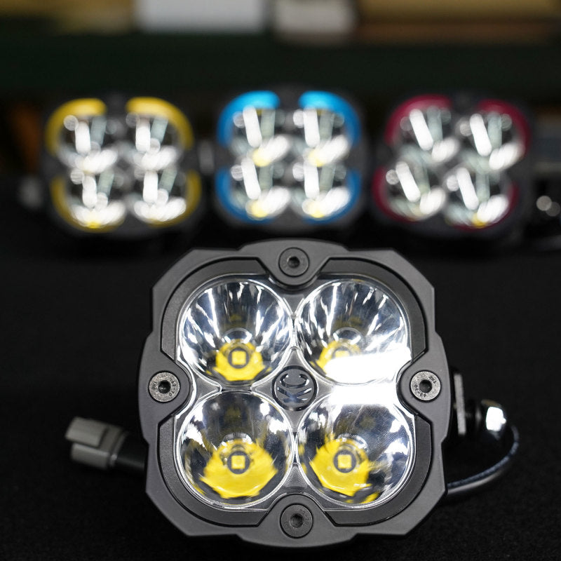KC HiLiTES FLEX ERA 4 Color Bezel Ring Black (ea) - Black Ops Auto Works