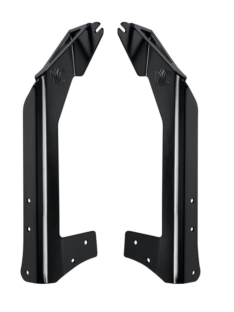 KC HiLiTES Jeep JK 50in. Overhead Xross Bar Light Mount (Bar Only/Req. Mount Brackets) - Black - Black Ops Auto Works