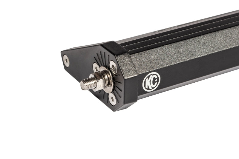 KC HiLiTES Jeep JK 50in. Overhead Xross Bar Light Mount (Bar Only/Req. Mount Brackets) - Black - Black Ops Auto Works