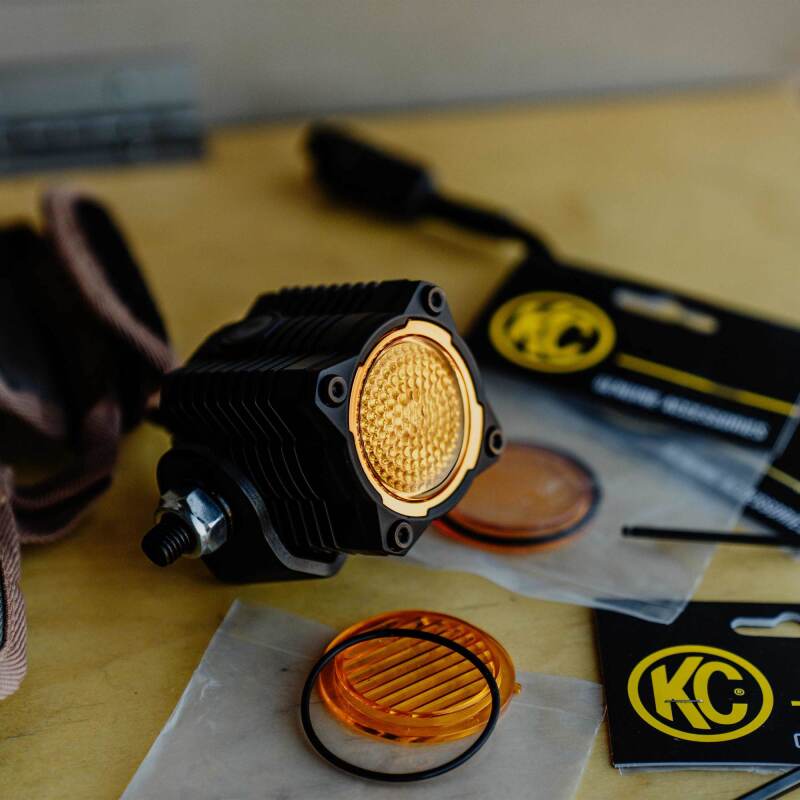 KC HiLiTES FLEX ERA 1 Performance Yellow Flood Beam Lens - KC HiLiTES KCL4266
