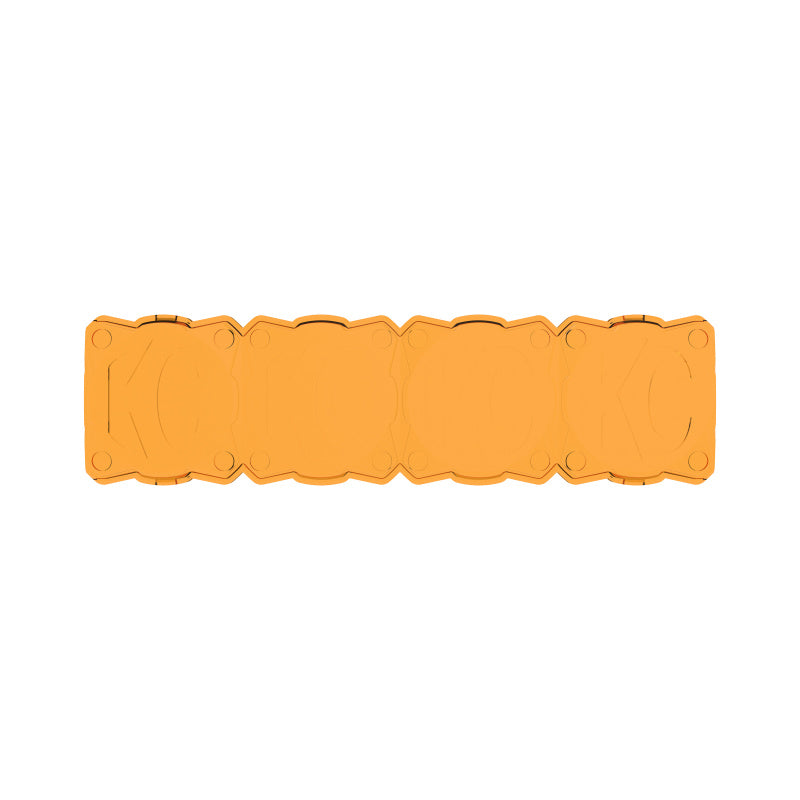 KC HiLiTES FLEX ERA LED Light Bar 10in. Light Shield - Amber (SHIELD ONLY) - KC HiLiTES KCL5333