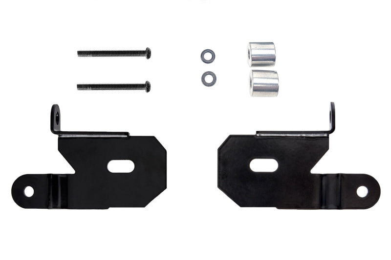 KC HiLiTES 18-19 Jeep Wrangler JL A-Pillar Light Mount Bracket Set (Pair) - Black - KC HiLiTES KCL7318