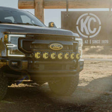 Load image into Gallery viewer, KC HiLiTES 17-24 Ford Super Duty GEN 4-5 Light Bar Mount Front Bumper - KC HiLiTES KCL7356