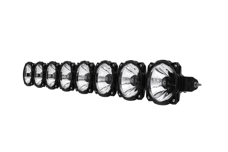KC HiLiTES Universal 50in. Pro6 Gravity LED 8-Light 160w Combo Beam Light Bar (No Mount) - Black Ops Auto Works