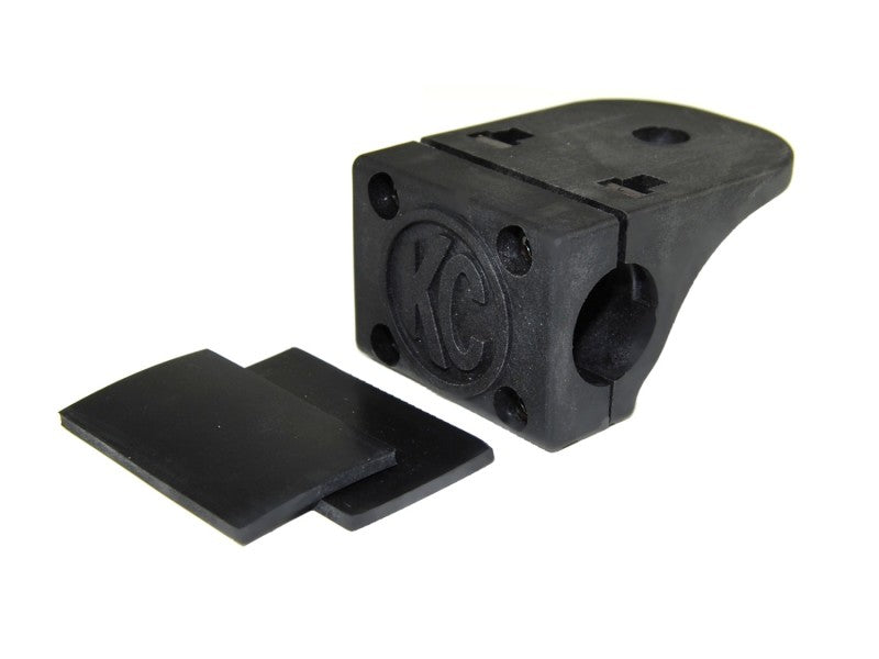 KC HiLiTES Universal Tube Clamp Light Mount Bracket / 0.75in. to 1in. Bar (Single) - Black Ops Auto Works