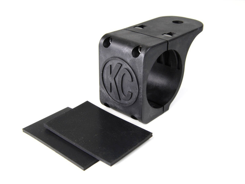 KC HiLiTES Universal Tube Clamp Light Mount Bracket / 2.75in. to 3in. Bar (Single) - Black Ops Auto Works