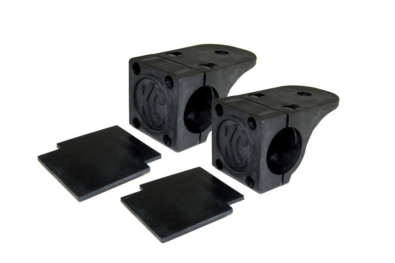 KC HiLiTES Universal Tube Clamp Light Mount Bracket Set / 1.25in. to 1.5in. Bar (Pair) - Black Ops Auto Works