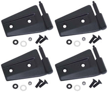 Load image into Gallery viewer, Kentrol 07-18 Jeep Wrangler JK Door Hinge Set 4 Pieces 2 Door - Textured Black - Black Ops Auto Works