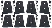 Load image into Gallery viewer, Kentrol 07-18 Jeep Wrangler JK Door Hinge Set 8 Pieces 4 Door - Textured Black - Black Ops Auto Works