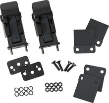 Load image into Gallery viewer, Kentrol 42-95 Jeep CJ/Wrangler YJ Hood Catch Pair TJ Style - Powdercoat Black - Black Ops Auto Works
