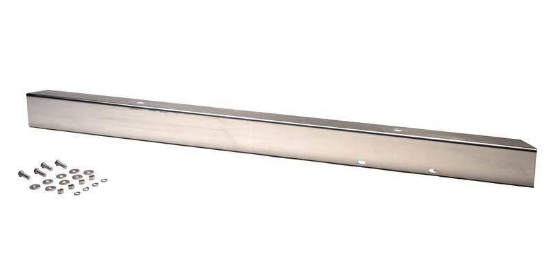 Kentrol 45-86 Jeep CJ 54 Inch Front Bumper Without holes (No License Plate Holes)- Polished Silver - Black Ops Auto Works