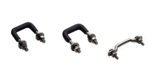 Load image into Gallery viewer, Kentrol 55-86 Jeep Windshield Tie Down Kit CJ - Polished Silver - Black Ops Auto Works