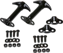 Load image into Gallery viewer, Kentrol 55-95 Jeep CJ/Wrangler YJ Hood Catch Pair - Powdercoat Black - Black Ops Auto Works