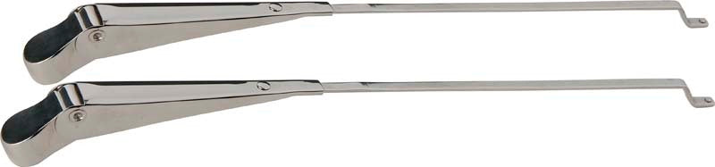 Kentrol 68-86 Jeep Windshield Wiper Arms Pair CJ - Polished Silver - Black Ops Auto Works