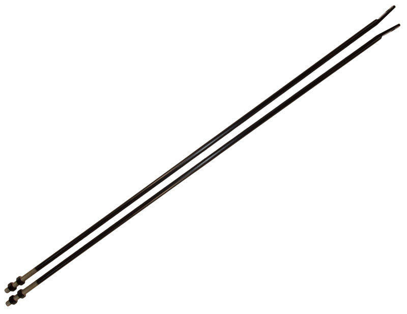 Kentrol 72-86 Jeep CJ Strut Rod Kit - Powdercoat Black - Black Ops Auto Works