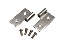 Load image into Gallery viewer, Kentrol 76-06 JEEP CJ Wrangler YJ/TJ Lower Door Hinge Pair - Polished Silver - Black Ops Auto Works