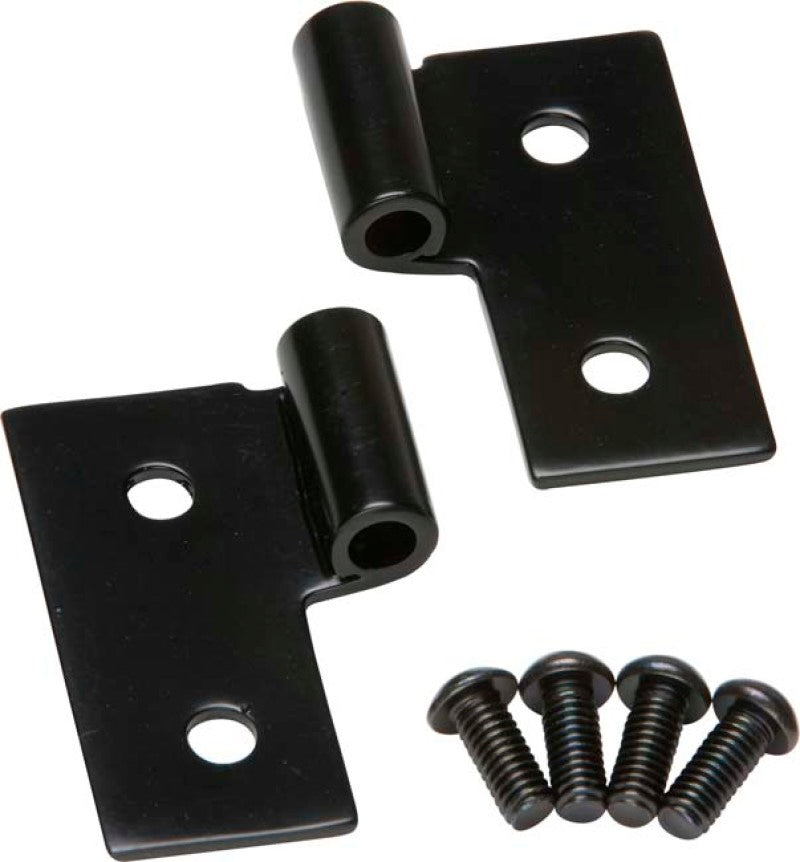 Kentrol 76-06 JEEP CJ/Wrangler YJ/TJ Lower Door Hinge Pair - Powdercoat Black - Black Ops Auto Works