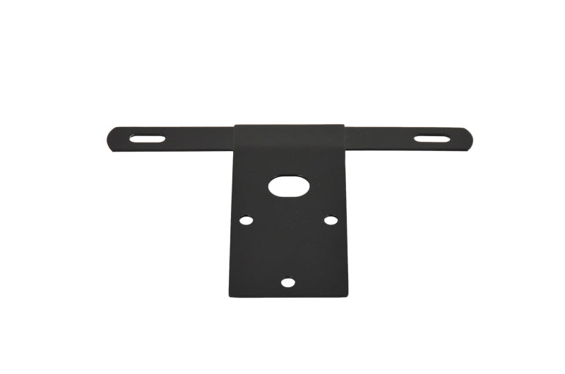 Kentrol 76-86 Jeep CJ License Plate Bracket - Powdercoat Black - Black Ops Auto Works