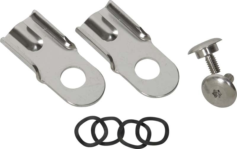 Kentrol 76-86 Jeep CJ8/CJ8 Tailgate Latch Pair CJ7/CJ8 - Polished Silver - Black Ops Auto Works