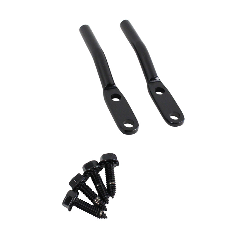 Kentrol 76-95 Jeep CJ/Wrangler YJ Door Strap Pins Pair - Powdercoat Black - Black Ops Auto Works