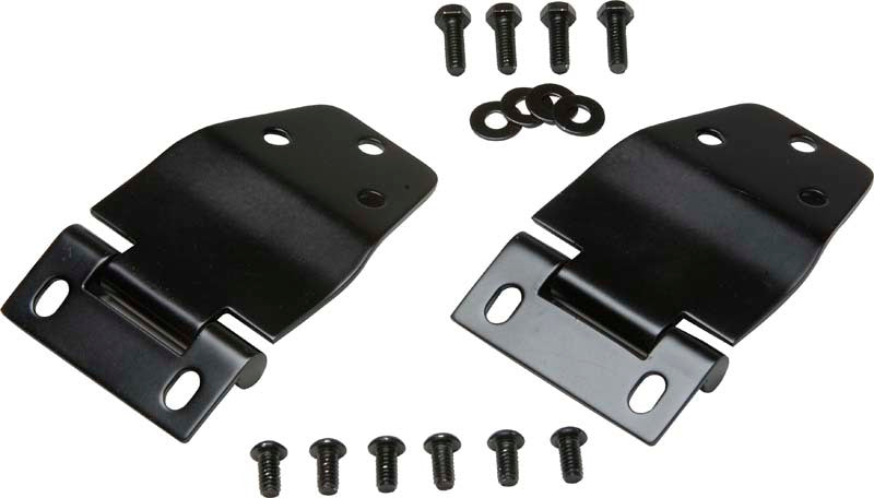 Kentrol 77-86 Jeep CJ7 Hardtop Liftgate Hinge Pair - Powdercoat Black - Black Ops Auto Works