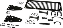 Load image into Gallery viewer, Kentrol 78-95 Jeep CJ/Wrangler YJ Hood Kit - Powdercoat Black - Black Ops Auto Works