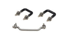 Load image into Gallery viewer, Kentrol 87-95 Jeep Wrangler YJ Windshield Tie Down Kit - Polished Silver - Black Ops Auto Works