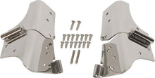 Load image into Gallery viewer, Kentrol 97-06 Jeep Wrangler TJ Windshield Hinge Pair - Polished Silver - Black Ops Auto Works