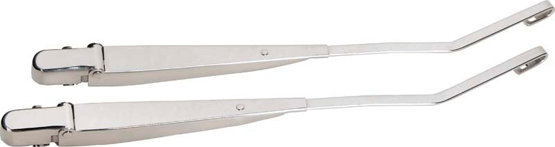 Kentrol 97-06 Jeep Wrangler TJ Windshield Wiper Arms Pair - Polished Silver - Black Ops Auto Works