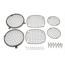 Load image into Gallery viewer, Kentrol 76-86 Jeep Wire Mesh Guard Set 6 Pieces CJ - Polished Silver - Kentrol 30465